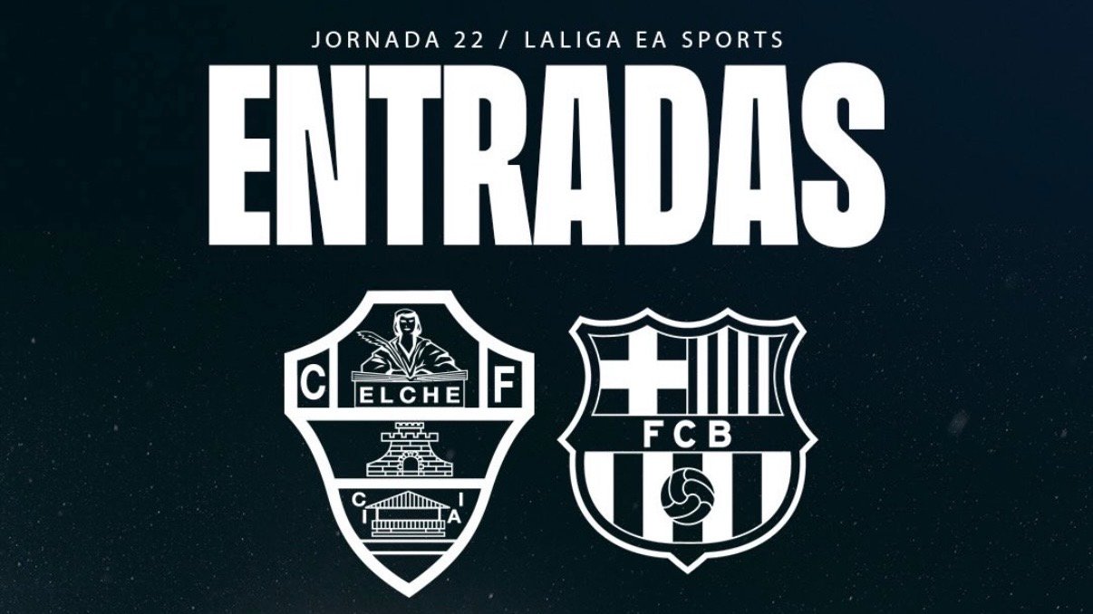 Estos son los precios de las entradas para el Elche - FC Barcelona